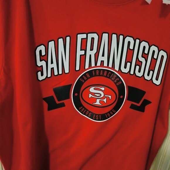 Nike Men's San Francisco 49ers Rewind Front and Back T-Shirt, Scarlet, Size XXL, - Picture 2 of 8